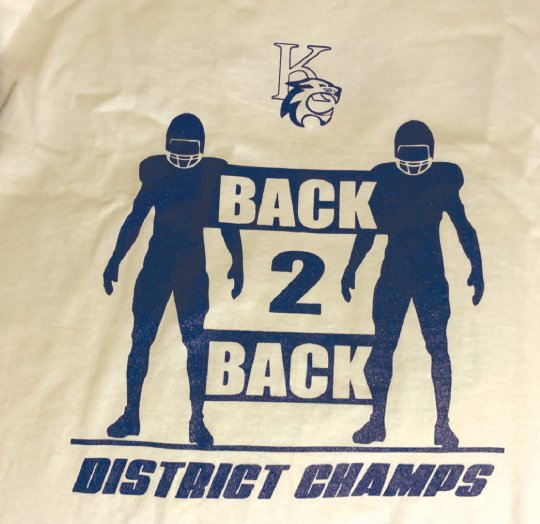 The Kemper County football team was recently provided with special t-shirts by the Wildcat Athletic Booster Club.
